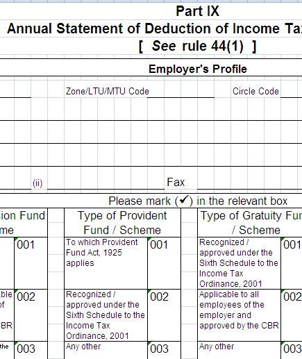 Estimated Tax Report